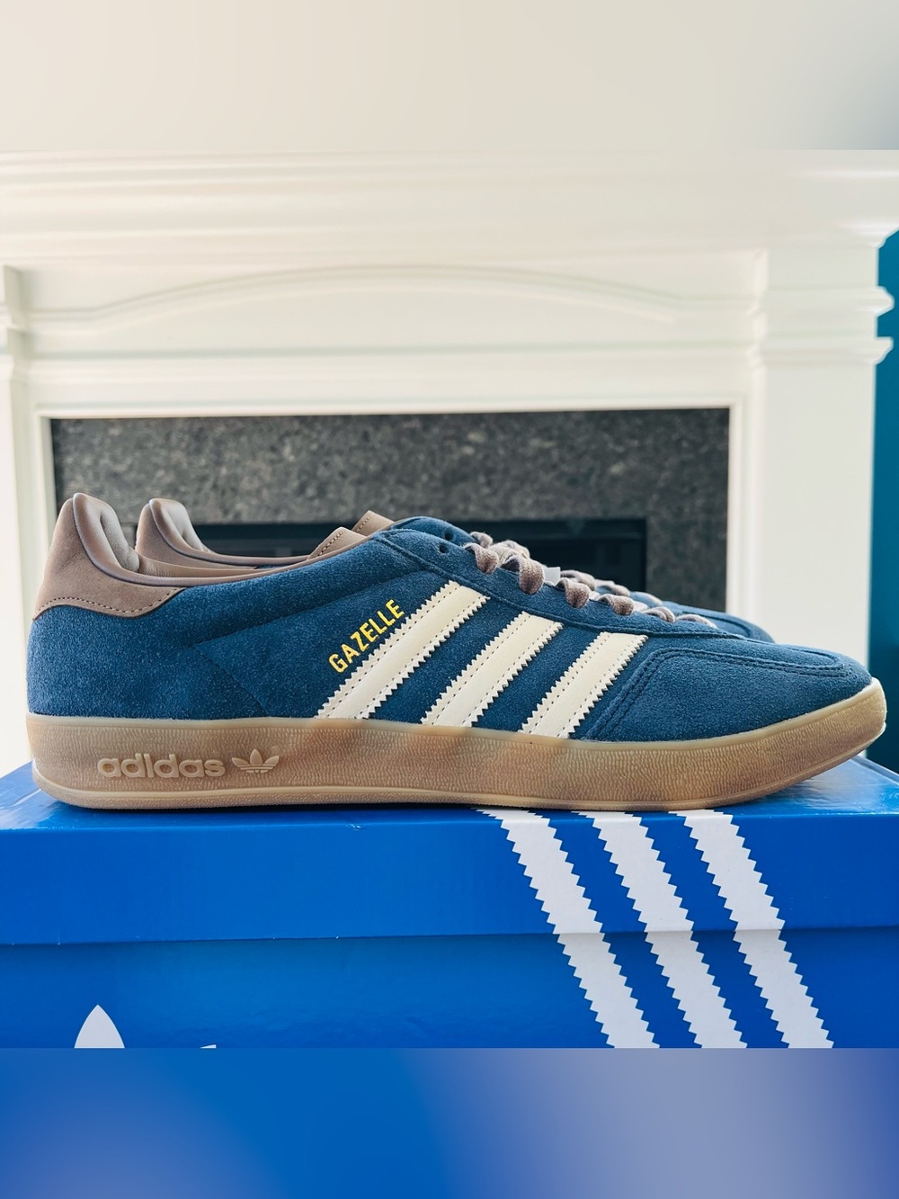 Sz 11.5 adidas Gazelle Indoor Sneakers Night Indigo KI2253 Men's
